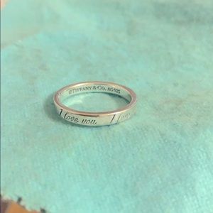 Tiffany “I love you notes” ring